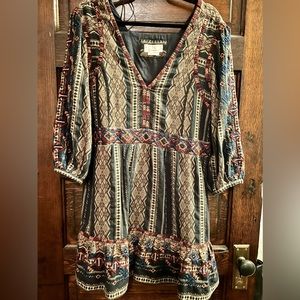 Embroidered Tunic Dress | Anthropologie | Size: L